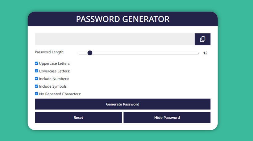 Password Generator Online